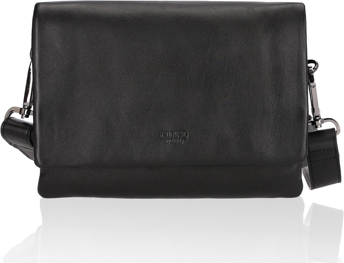 Middagrote Handtas van Echt Leer voor Dames - Schoudertas, Crossbody & Clutch