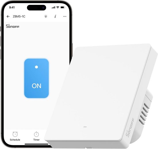AQARA Smart Wall Switch H1 (geen nuldraad, dubbele drukker), Zigbee 3.0