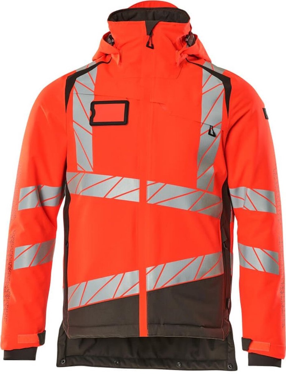 Mascot Accelerate Safe Winterjas 19335-231 hi-vis /donkerantraciet Rood