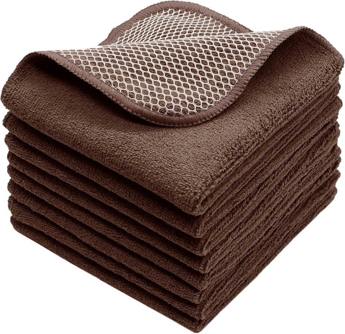 Sneldrogende Microvezeldoeken Keuken - Ultra Absorberend & Pluisvrij - 8 Stuks (30x30 cm)
