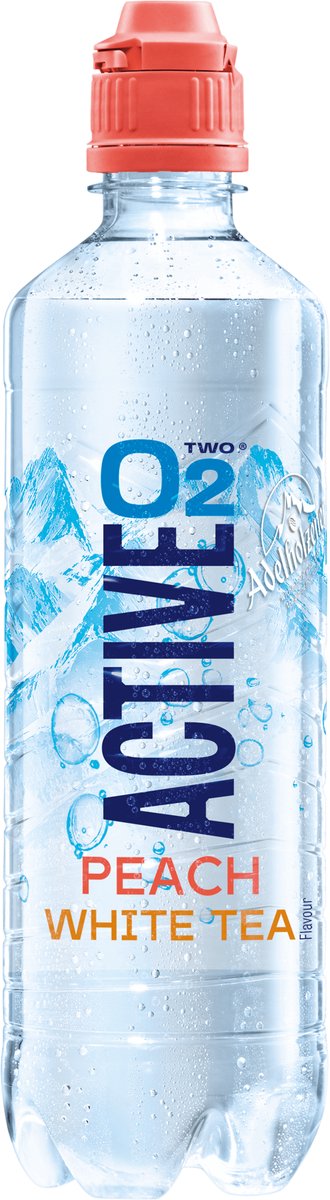 Active O2 | Peach White Tea | Pet | 6 x 50 cl