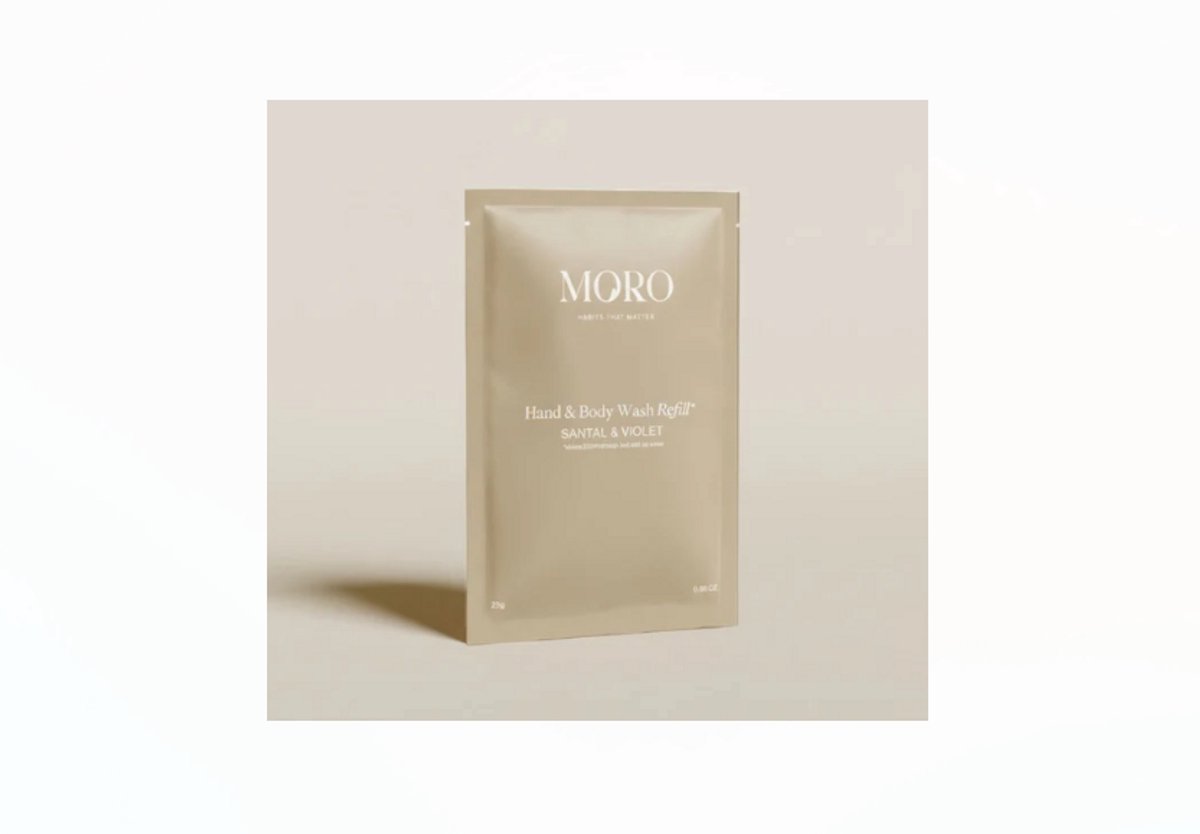 Moro hand wash refill set van 2 santal & violet