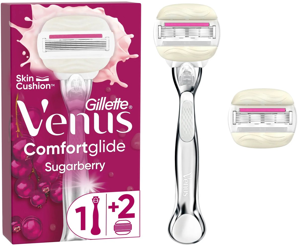 Gillette Venus Pro ComfortGlide - Sugarberry Geur- Scheersysteem - Inclusief 2 scheermesjes