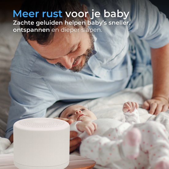 Dreamsleep+® - Mini White Noise Machine voor Baby's en Volwassenen - Witte Ruis voor Betere Slaap - 10 Geluiden van Dreamsleep+® — afbeelding 2