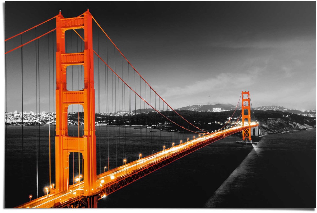 Poster San Francisco - 61 x 91,5 - Papier - REINDERS