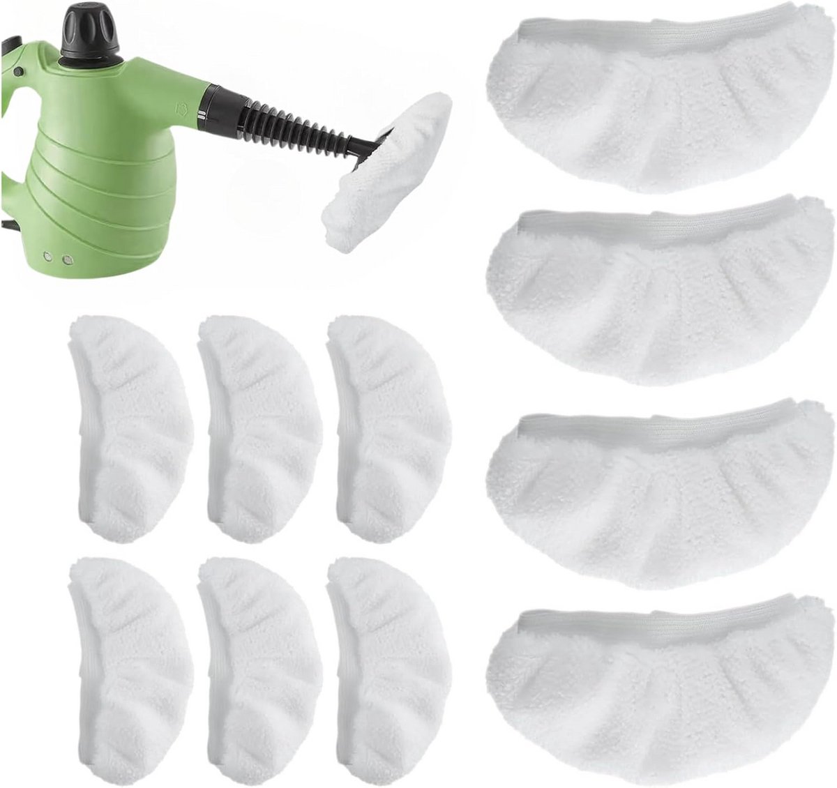 10x Stoommop Doekjes - Universele Wasbare Microvezel Dweilen voor Stoomreinigers