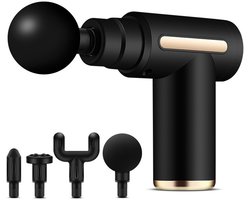 Massage Gun - Massage Apparaat - Massage Pistool - Massagegun - 3200 RPM - 4 Siliconen Massagekoppen - 6 Snelheidsinstellingen en Een USB-C-oplaadpoort
