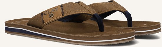 Slippers CLAY Clay001 - Homme - Cognac - Pointure 40