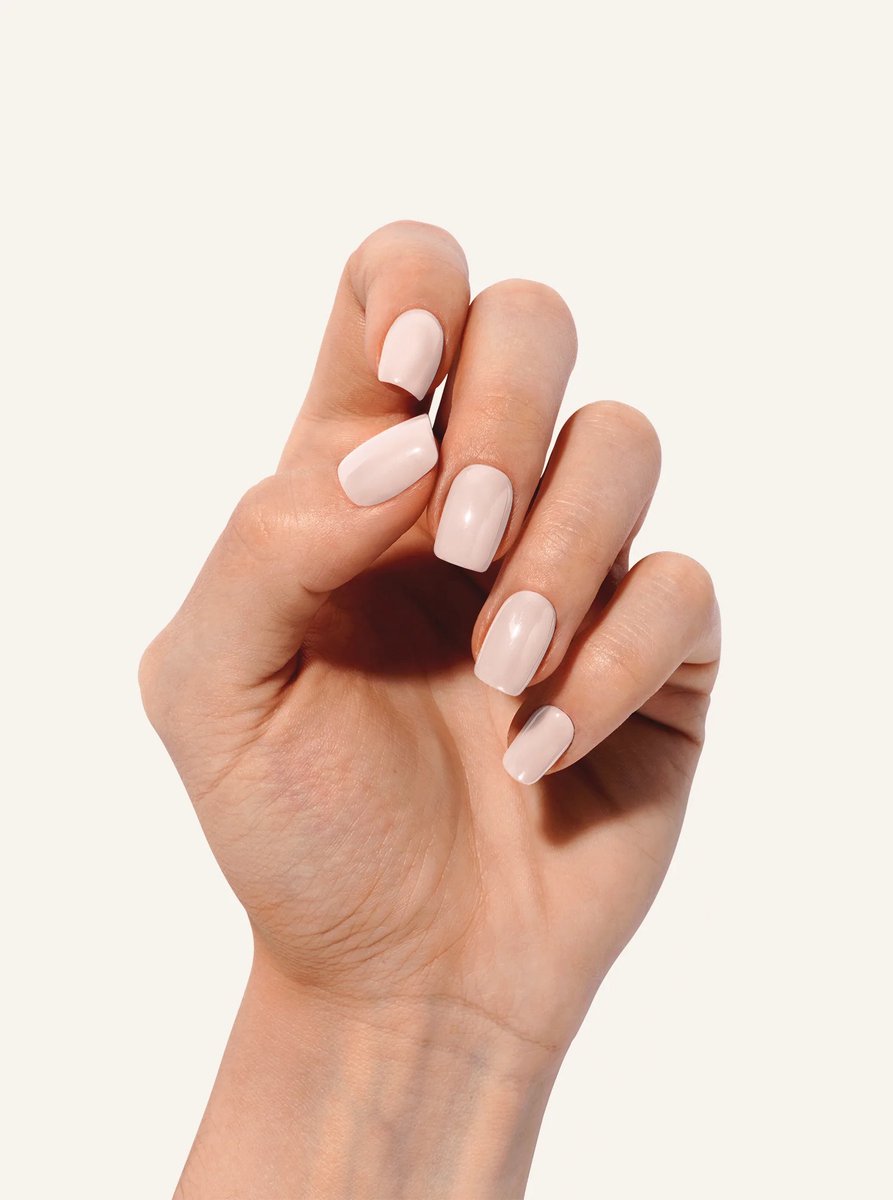 Laque Nails UV Gel Nagel Stickers - Bubble Bath - Zachtroze beige