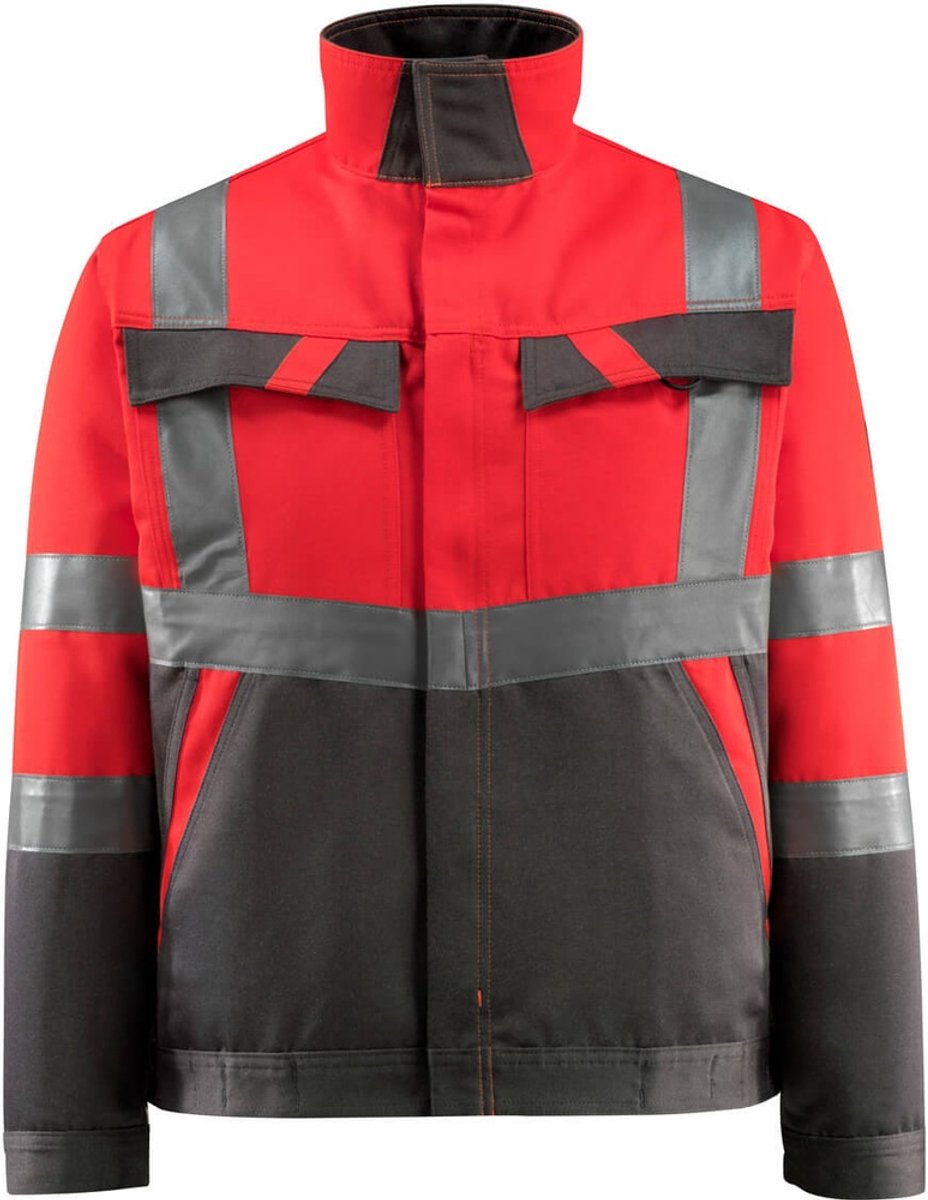 Mascot Safe Light Jas 15909-948 hi-vis /donkerantraciet Rood