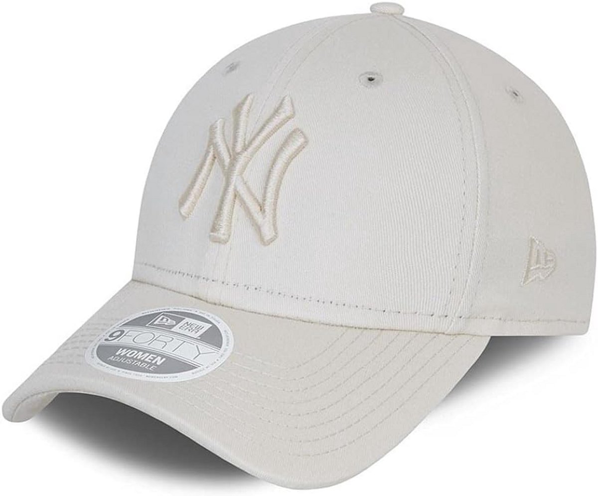 Verstelbare Baseballpet Damesspet New York Yankees Beige