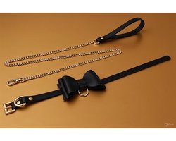 Aanhaker Zwart - Multifunctionele Halsband voor Sinterklaas- Kerst Carnaval Verkleedkleding Piratenpartij - one size