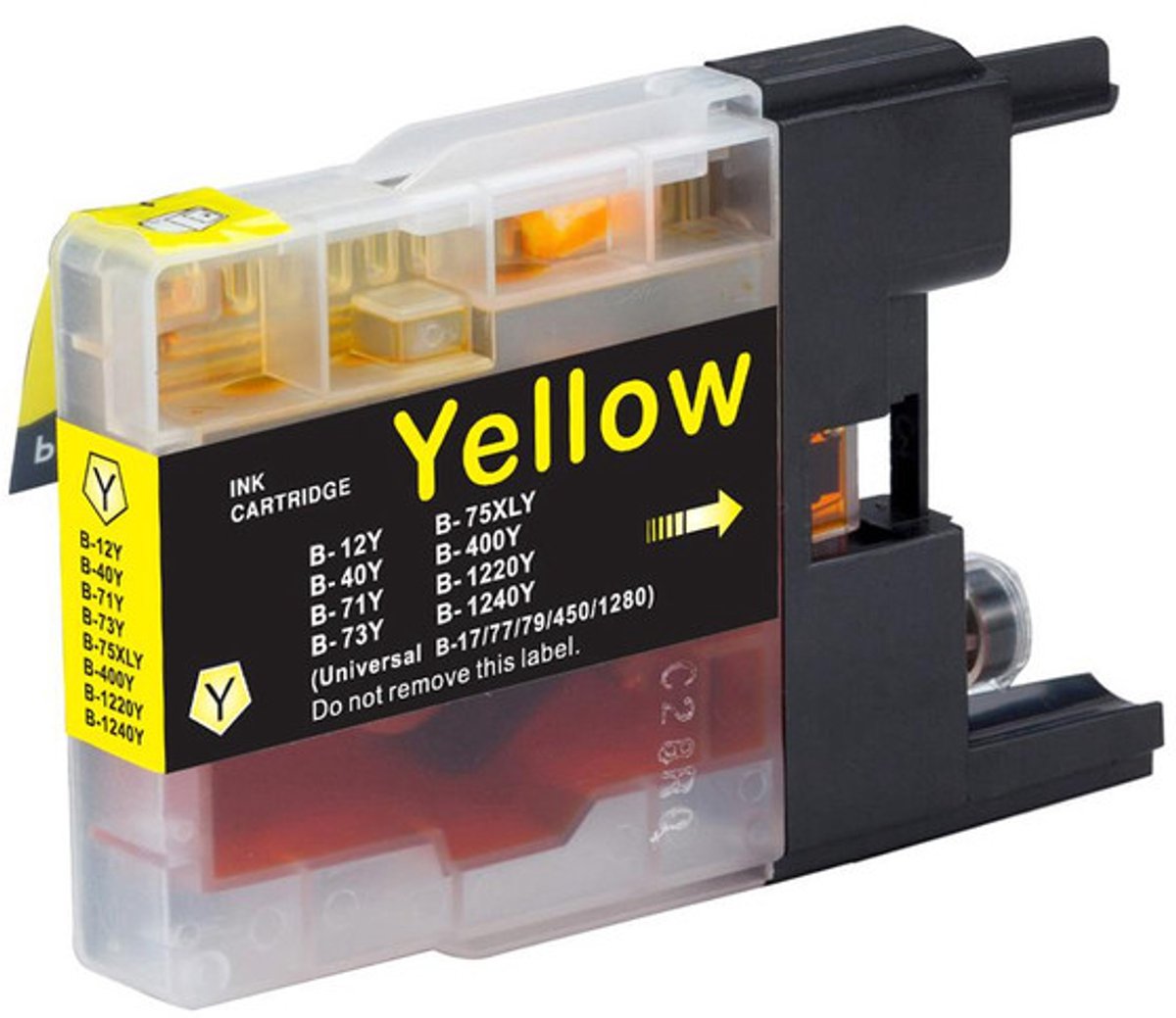 Cartridge Geschikt voor Brother LC-1220 / LC-1240 XL | 1x Geel Geschikt Voor Brother MFC J625DW - MFC J430W - DCP J925W - DCP J725W
