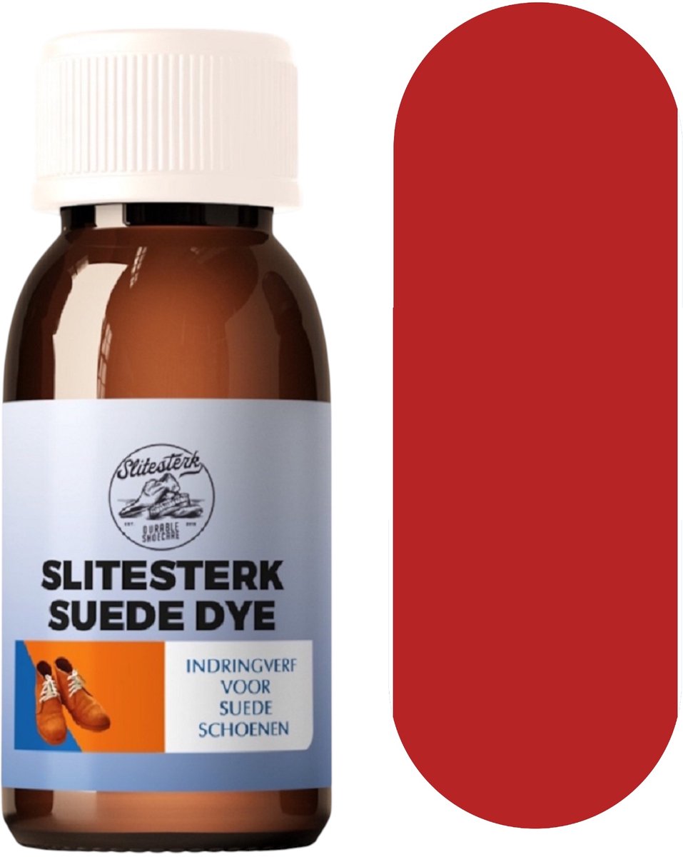 SCHOENSPECIALIST Suede indringverf voor schoenen en laarzen - ROOD - 100ml