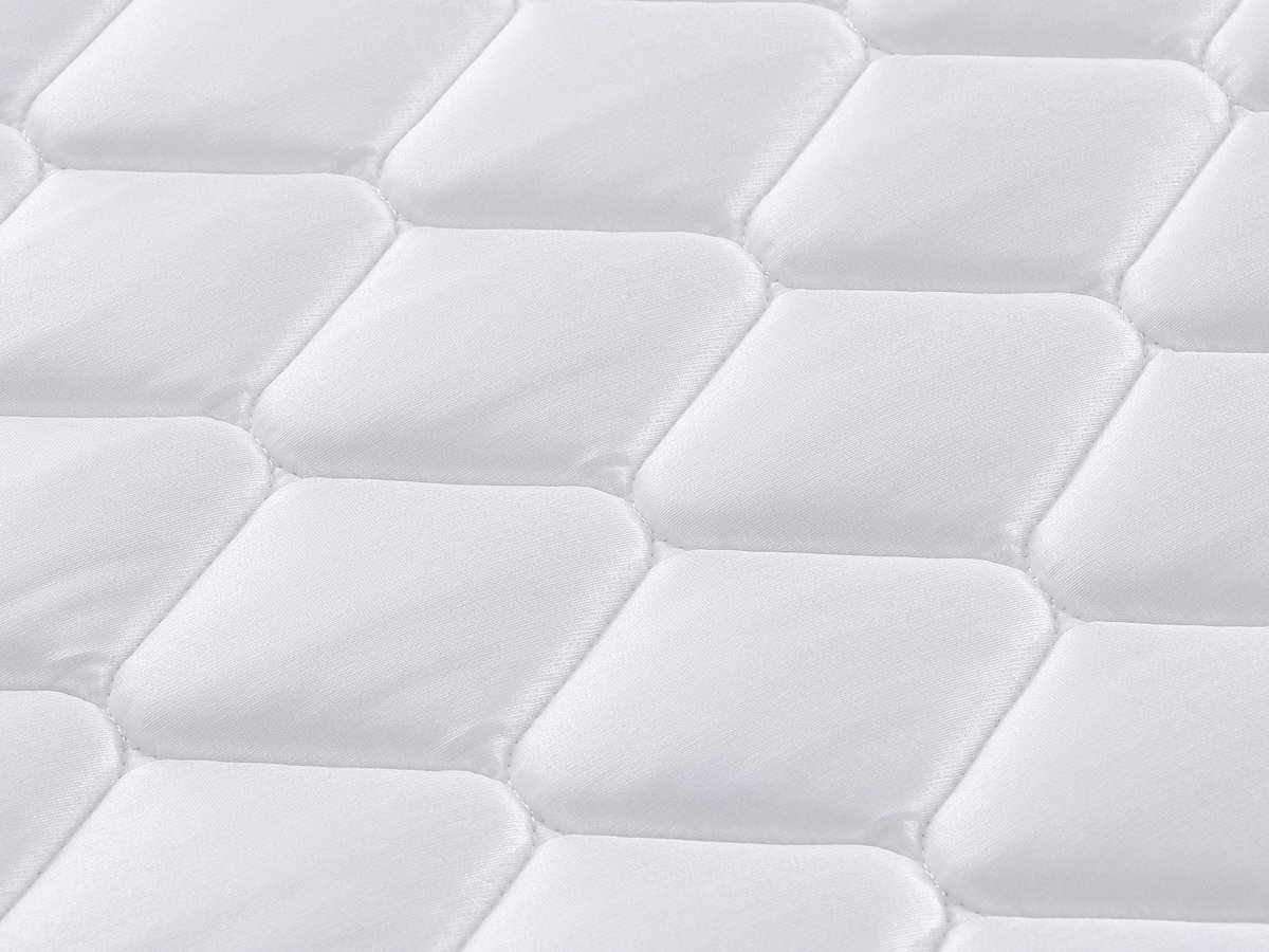 Vente-unique Set lattenbodem en matras met veren WOLKENLOS van YSMÉE - 140 x 190 cm