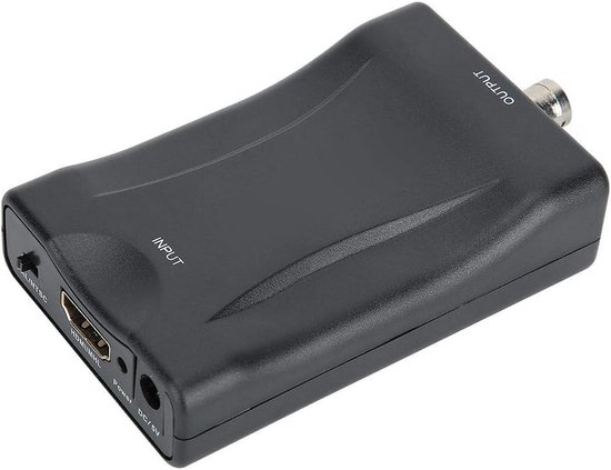 HDMI Naar BNC Converter – Composiet Video + 3,5mm Audio – Ondersteunt NTSC/PAL – 480i/576i – ABS – Voor Oude Tv's, VHS & DVD-recorders