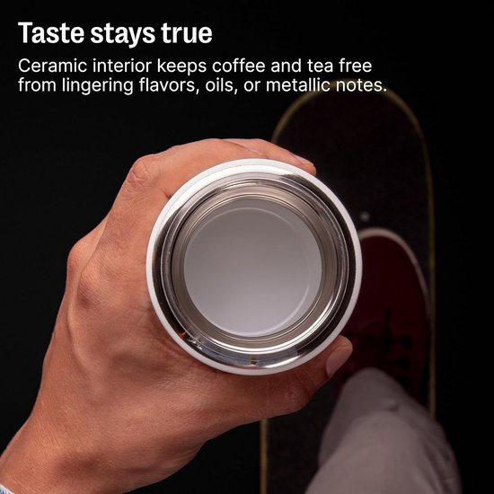 Lekvrije Thermomok met Keramische Binnenkant - 475 ml Reisbeker voor Koffie en Thee — afbeelding 3