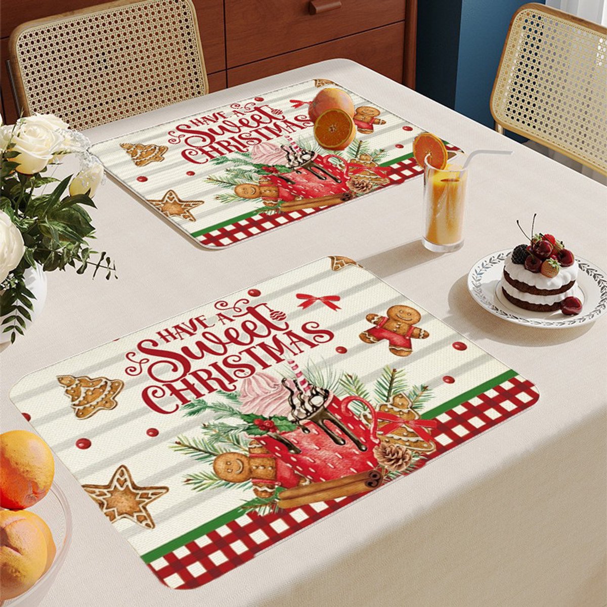 Duurzame Placemats 6 Stuks - Hittebestendig - Makkelijk schoon - PVC - 30 x 40cm 4