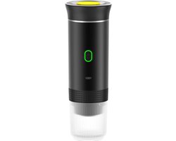 Tresaro Draagbaar Koffieapparaat voor Onderweg – Oplaadbare 12V Koffiemachine - 60ml - Espresso - Nespresso - Dolce Gusto Capsules - Gemalen Koffie