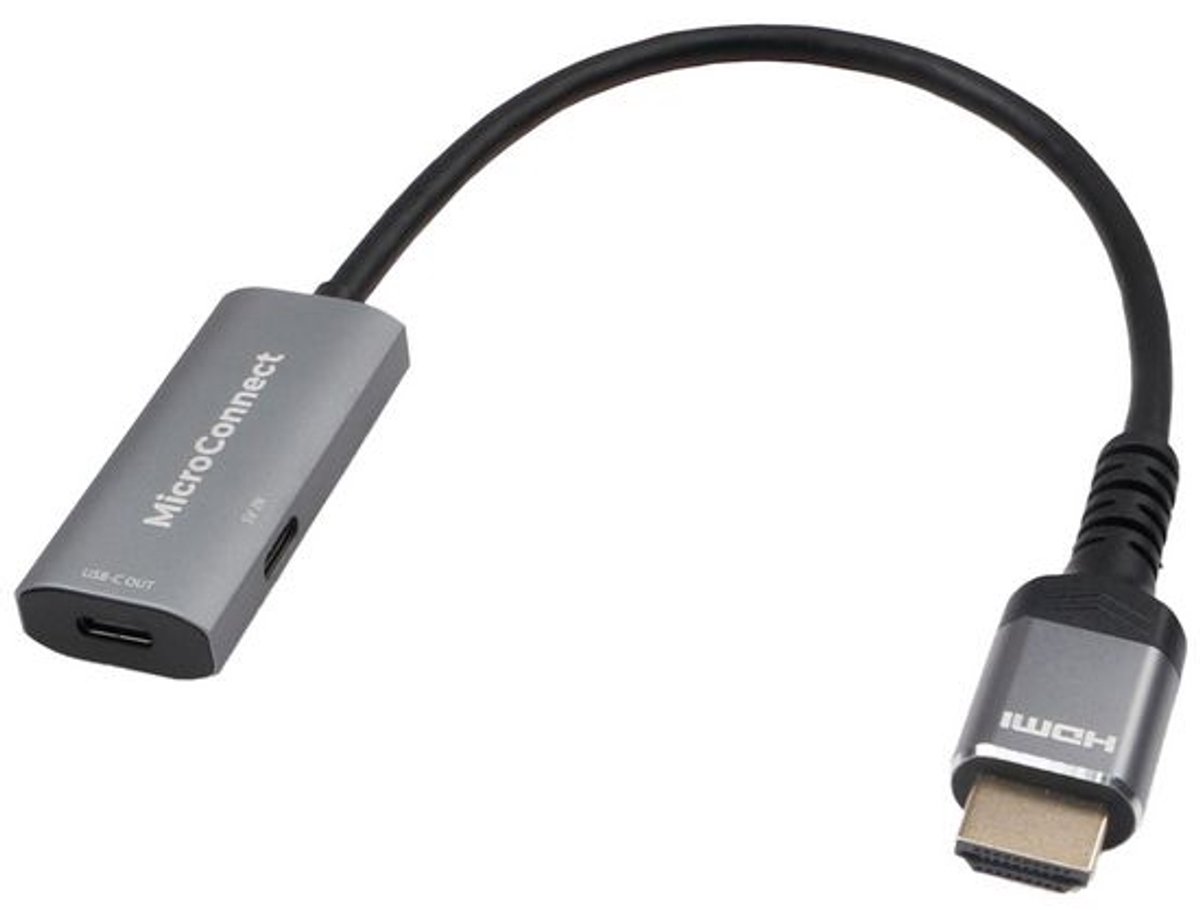 Microconnect HDMIUSB3.2 laptop dock & poortreplicator USB 3.2 Gen 1 (3.1 Gen 1) Type-C Zwart