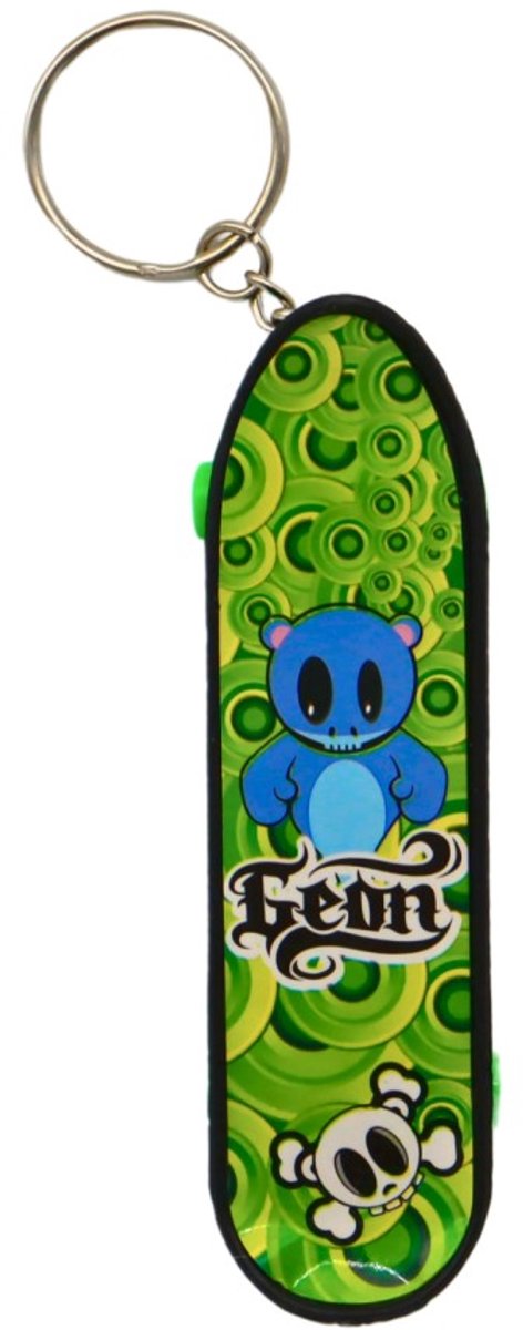 Sleutelhanger Vinger Skateboard – Design 2 – Mini Fingerboard Speelgoed – Leuk Mini Skateboard voor Kinderen en Verzamelingen