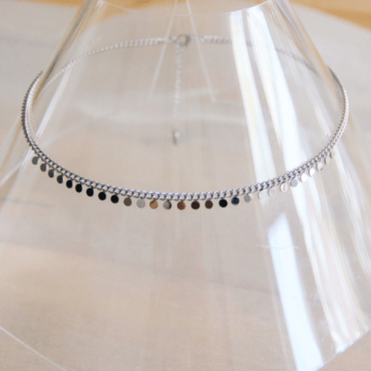 Juvana Ketting Met Muntjes - Zilver - Trendy Accessoire Voor Dames
