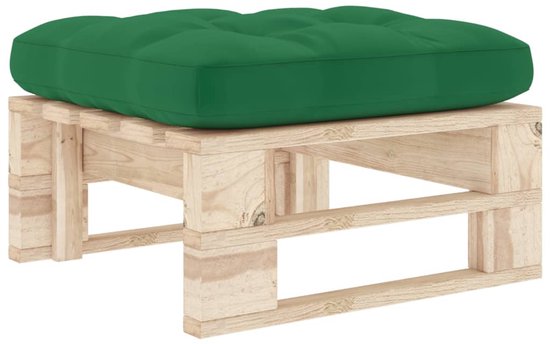 vidaXL Tabouret de jardin Palette Bois de pin imprégné