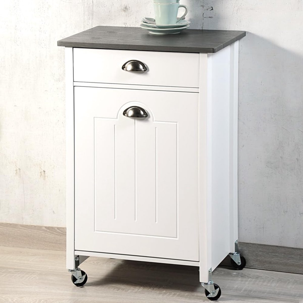 Ladekast 50x37x79 cm - Wit - 50x37x79 cm - Wit - Medahomestore
