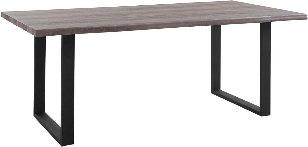 Notio Living Eettafel - 200x100 cm - Grijs Houtlook Gris