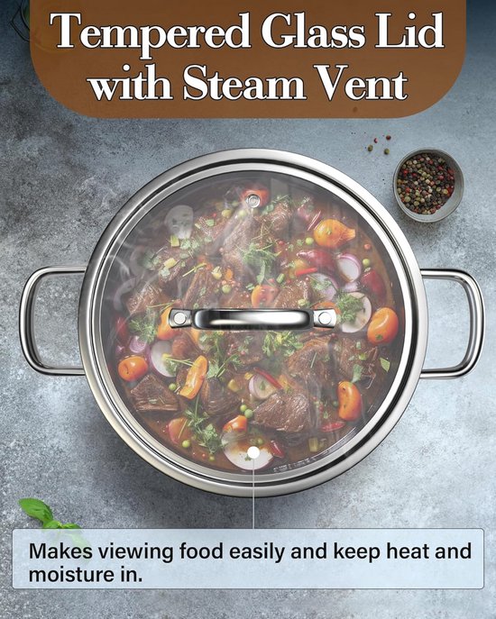 S'well Bols en acier inoxydable de 609,5 g - Conteneurs isolés sous vide à triple couche pour garder les aliments et les boissons au frais pendant 11 heures et au chaud pendant