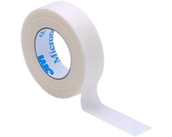 3M Micropore chirurgische fixatie tape 1,25cmx9,1m - hypoallergeen, zacht voor de huid, goede kleefkracht en ademend - makkelijk op maat scheurbaar
