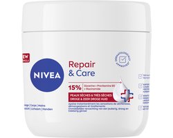 NIVEA Repair & Care intensive Bodycrème - 15% Glycerine - Niacinamide - Barrière Crème Zeer Droge en Ruwe Huid Body - Cream- 400 ml