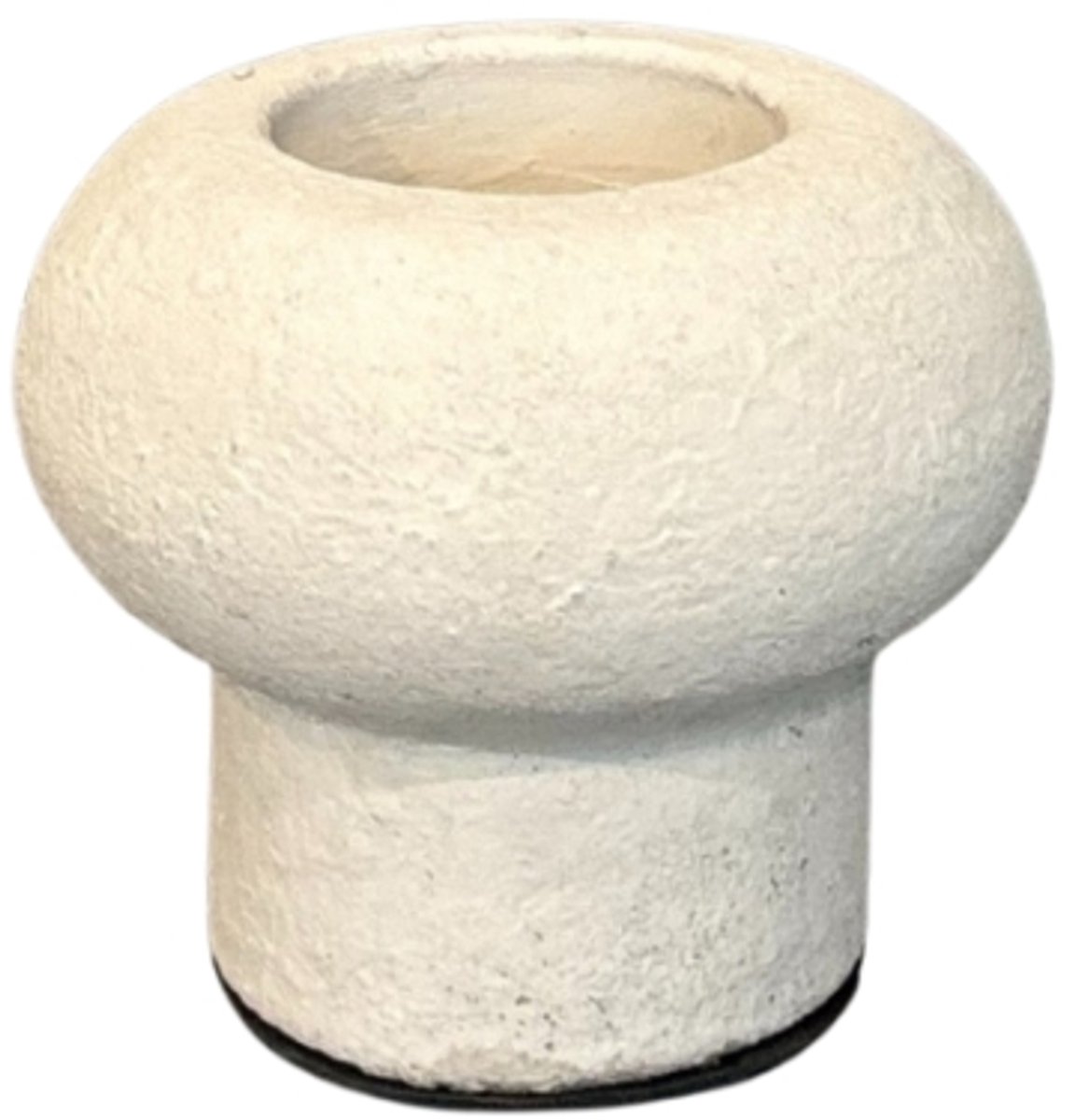 STILL - Waxinelichthouder op voet – Theelicht – Rond – 8x8 cm – Beige