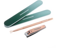 Tweezerman Enchanted Garden Manicure Gift Set – Luxe Cadeauset Voor Perfecte Nagelverzorging – Inclusief Nagelknipper, Vijl & Remover Pushy – Onmisbaar In Iedere Beautyroutine – Ideaal Cadeau Voor Vrouwen – Hoogwaardige Kwaliteit – Limited Edition