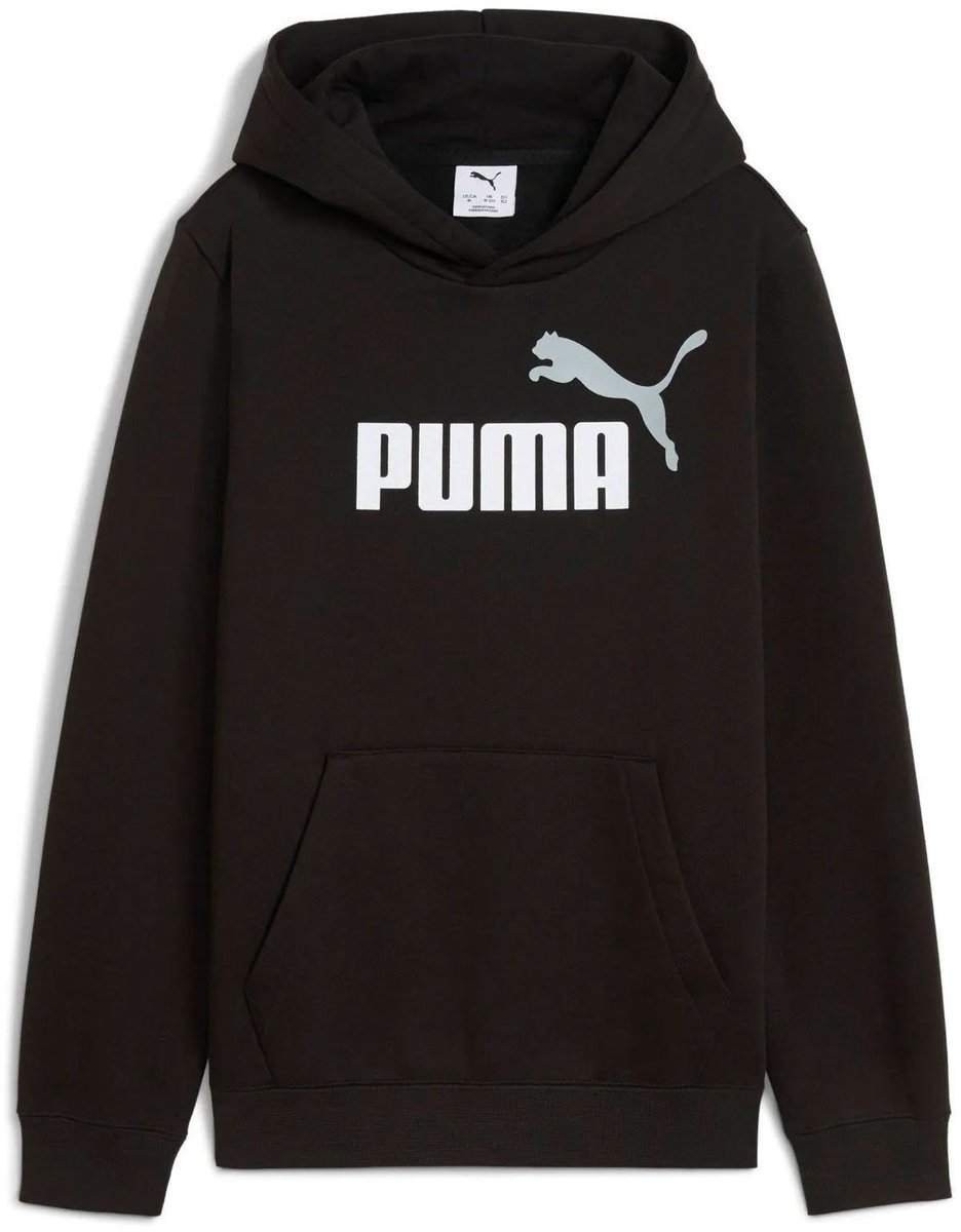 Puma ESS 2 Color No. 1 Logo Hoodie Junior Zwart