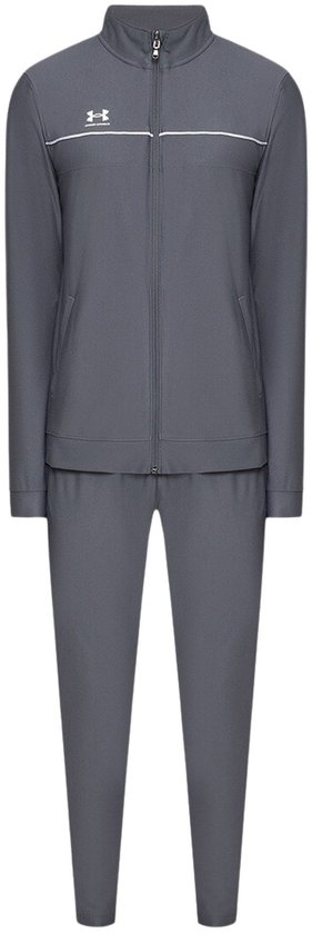Under Armour UA M Challenger Tracksuit-GRY Heren Trainingspak - Castlerock - Wit