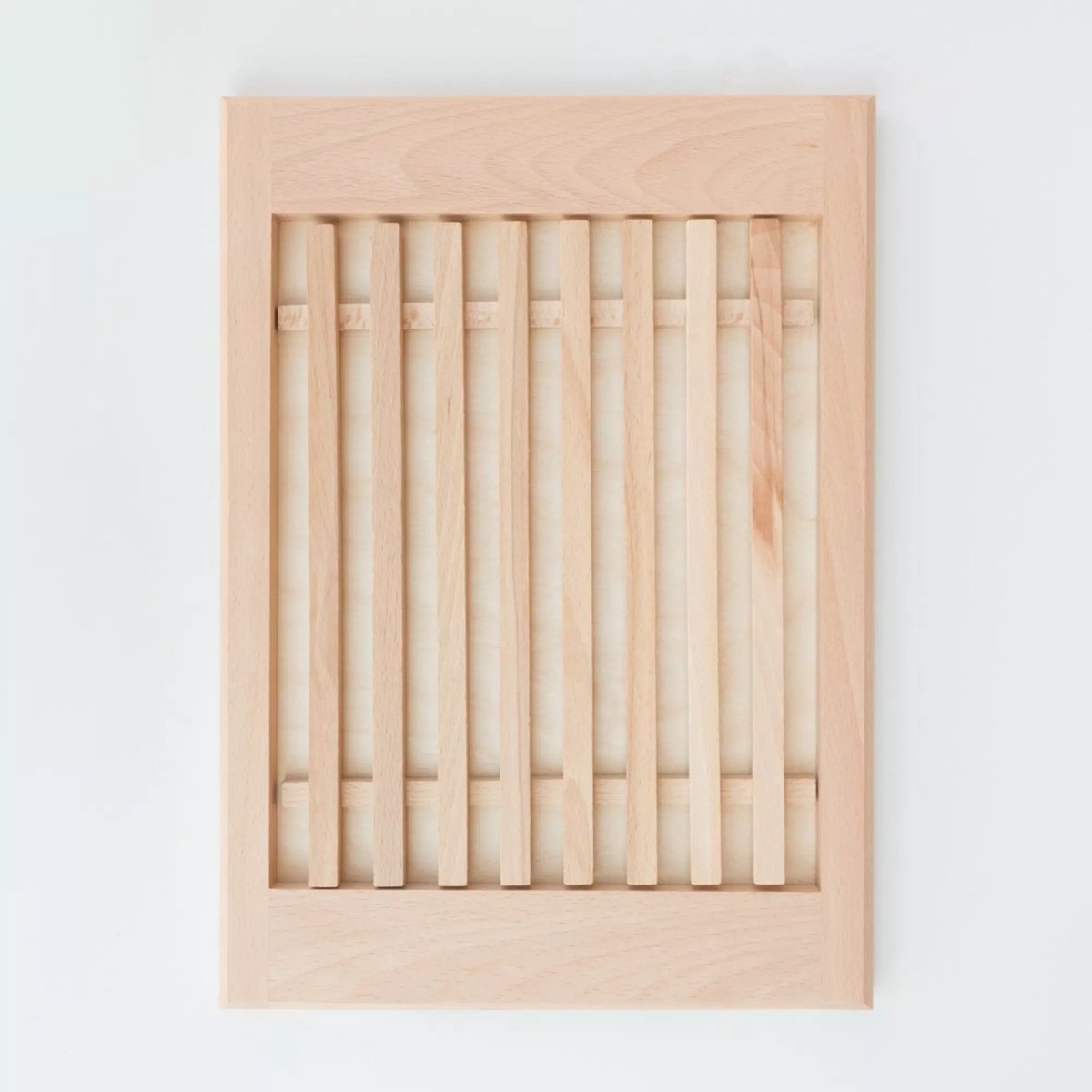HOCHO Beukenhouten Broodsnijplank 355x250x22 mm – Met Kruimelrooster