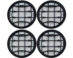 OIMG 4 stuks HEPA-filter vervangingsfilters geschikt voor VC7000/8000 Serie XC7053 XC7055 XC7057 XC8055 XC8057 XV1681/01 draadloze stofzuigers, schuim - en inlaatfilters - wasbaar en herbruikbaar