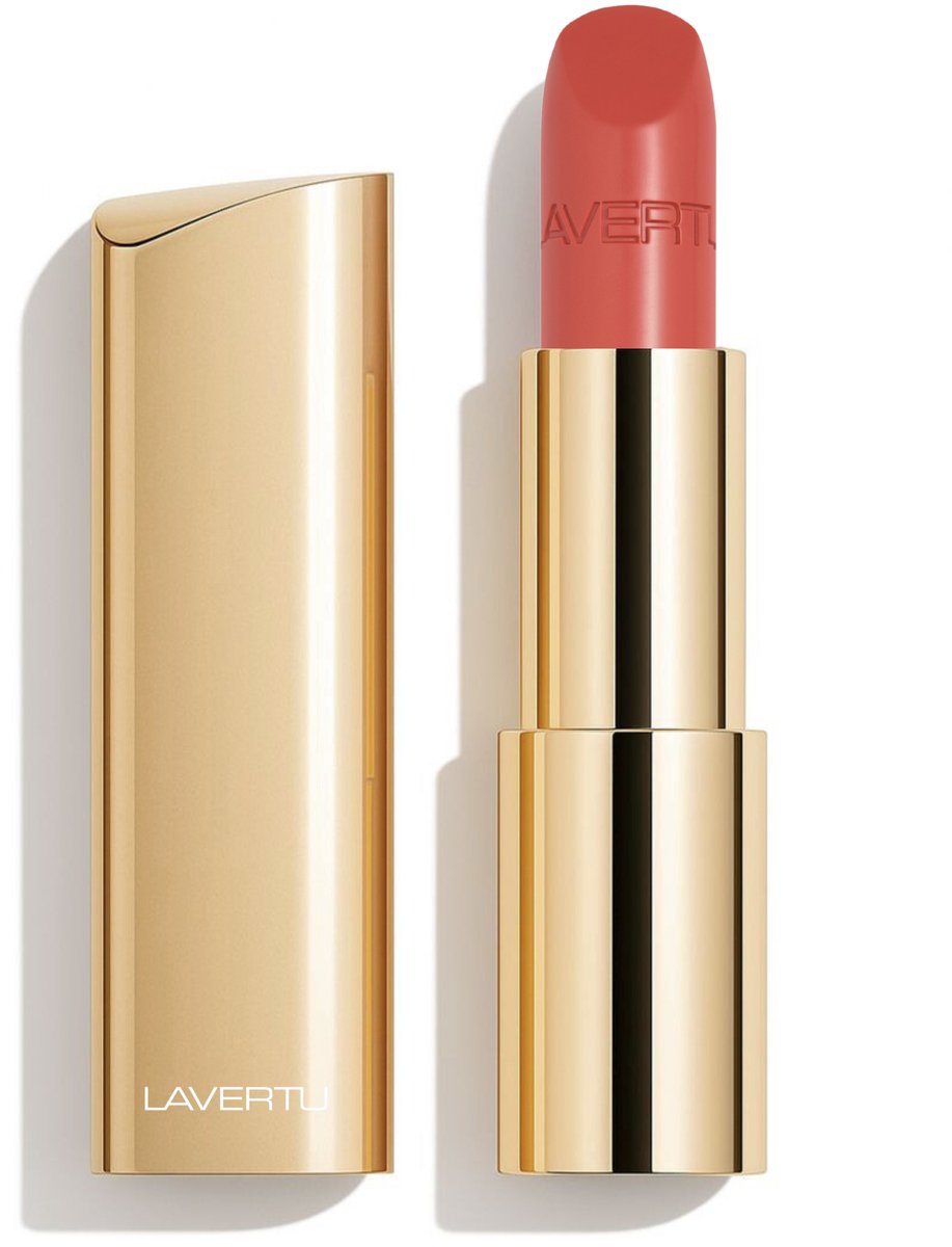 LAVERTU - Lipstick Nature – Natuurlijke Lipstick met Halfmatte Finish – 31 New Dawn Rose | Romige, Lichte Textuur | Hydraterend & Verzorgend met Ricinusolie & Bijenwas