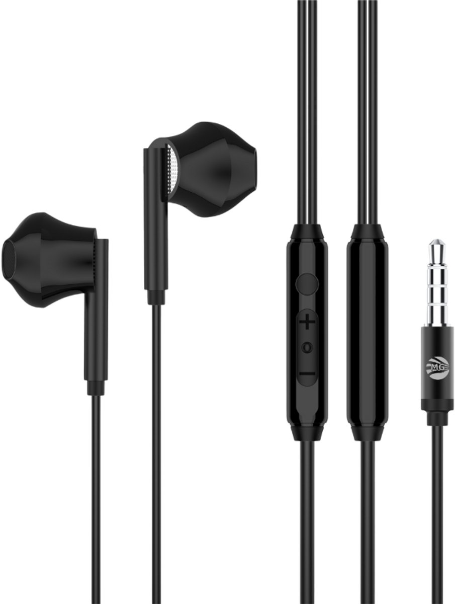 MG DS1550 Stereo Earphones - HiFi 3.5MM Port - Zwart