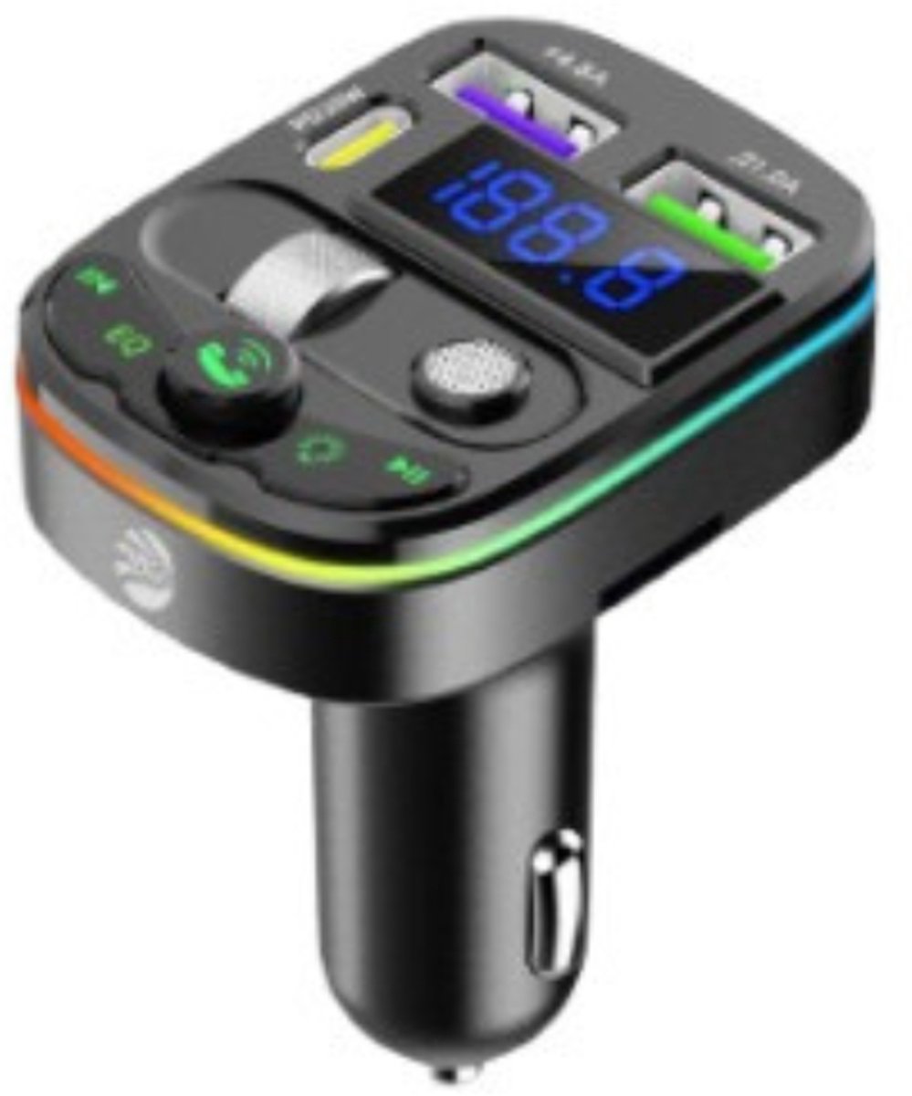 FM Transmitter met Quick Charge PD+QC3.0
