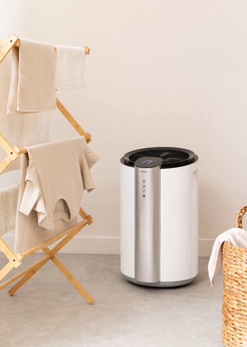 CREATE DRYPLUS XL SPIRAL - Luchtontvochtiger 20 L / Dag - 90m²