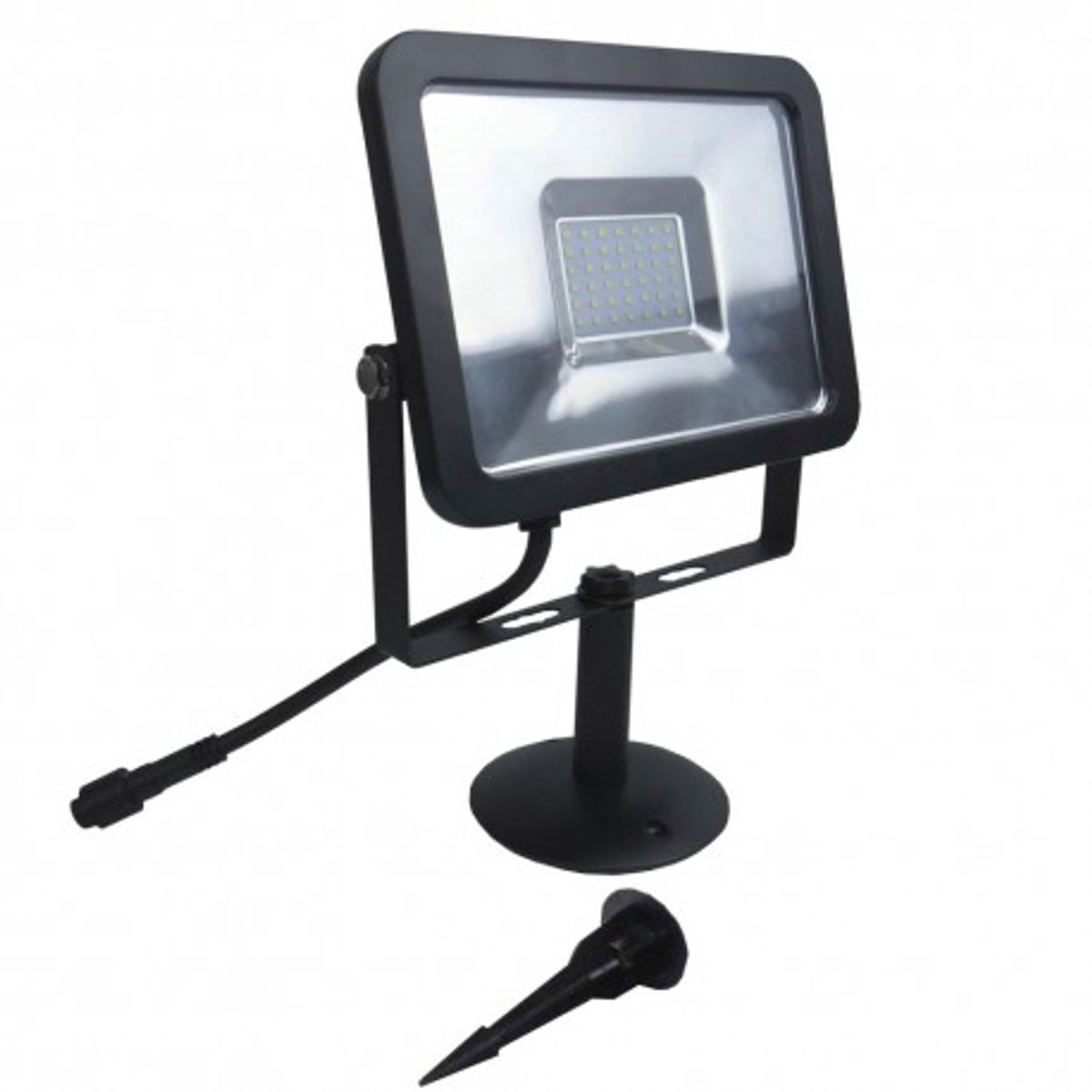 Easy Connect Schijnwerper/Floodlight (Alu & Plastic) - Garden Warm 3000K° - 30W