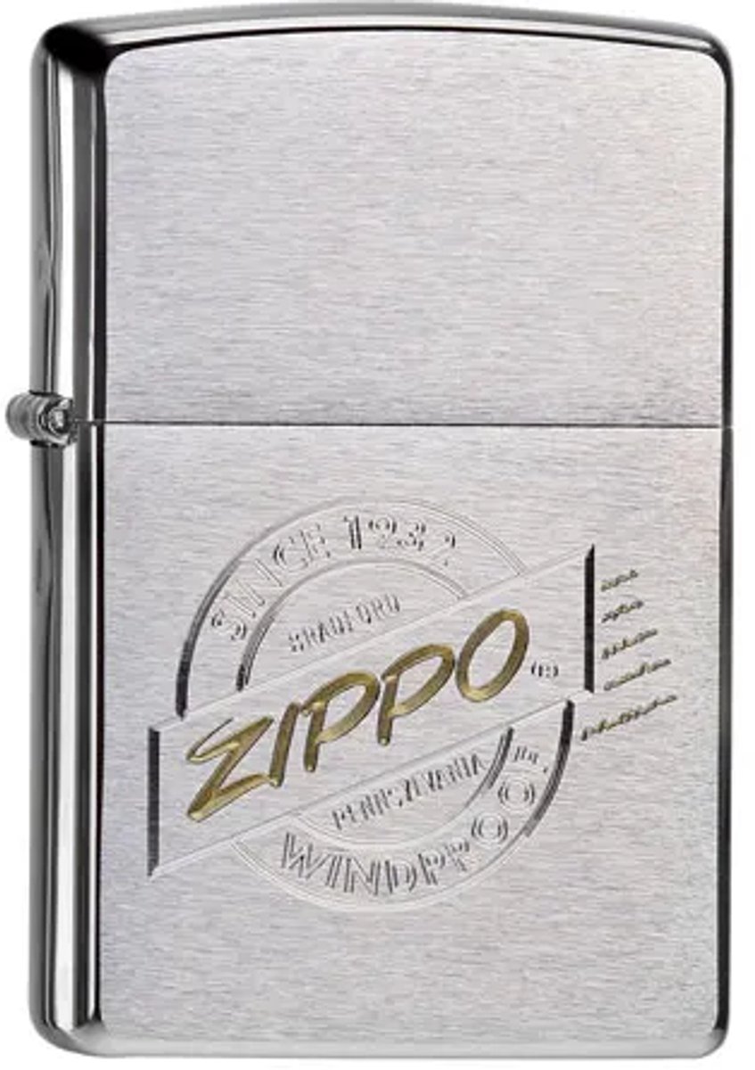 Zippo aansteker Chrome brushed 60000200