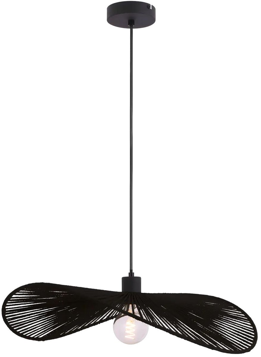 Toolight App1831-1Cp Hanglamp - Zwart - 60X60X16,5Cm