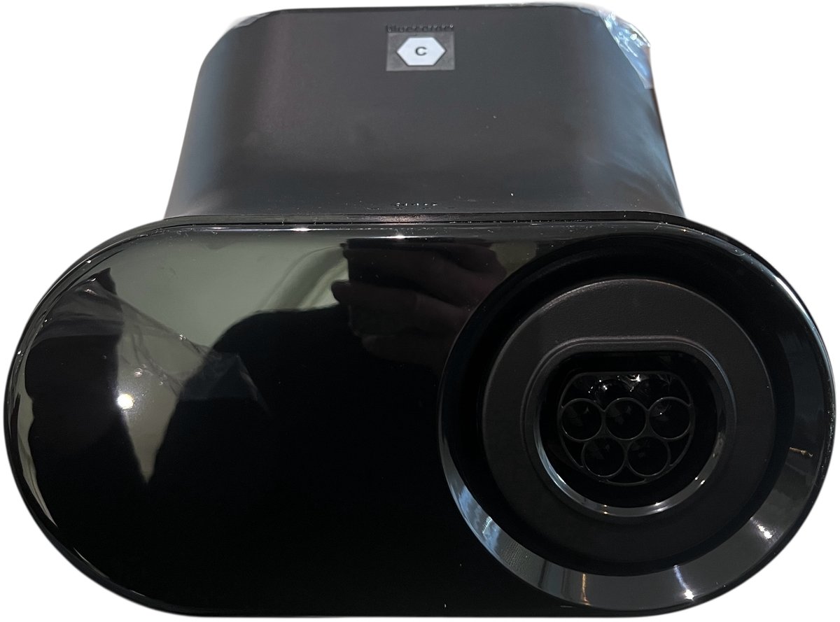 Blauwe Hoekige Laadpaal EV Type 2 - Snel Opladen