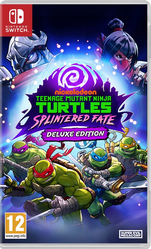 Teenage Mutant Ninja Turtles Splintered Fate Deluxe Edition Nintendo Switch co-op actie vechten met extra’s Casey Jones kaarten