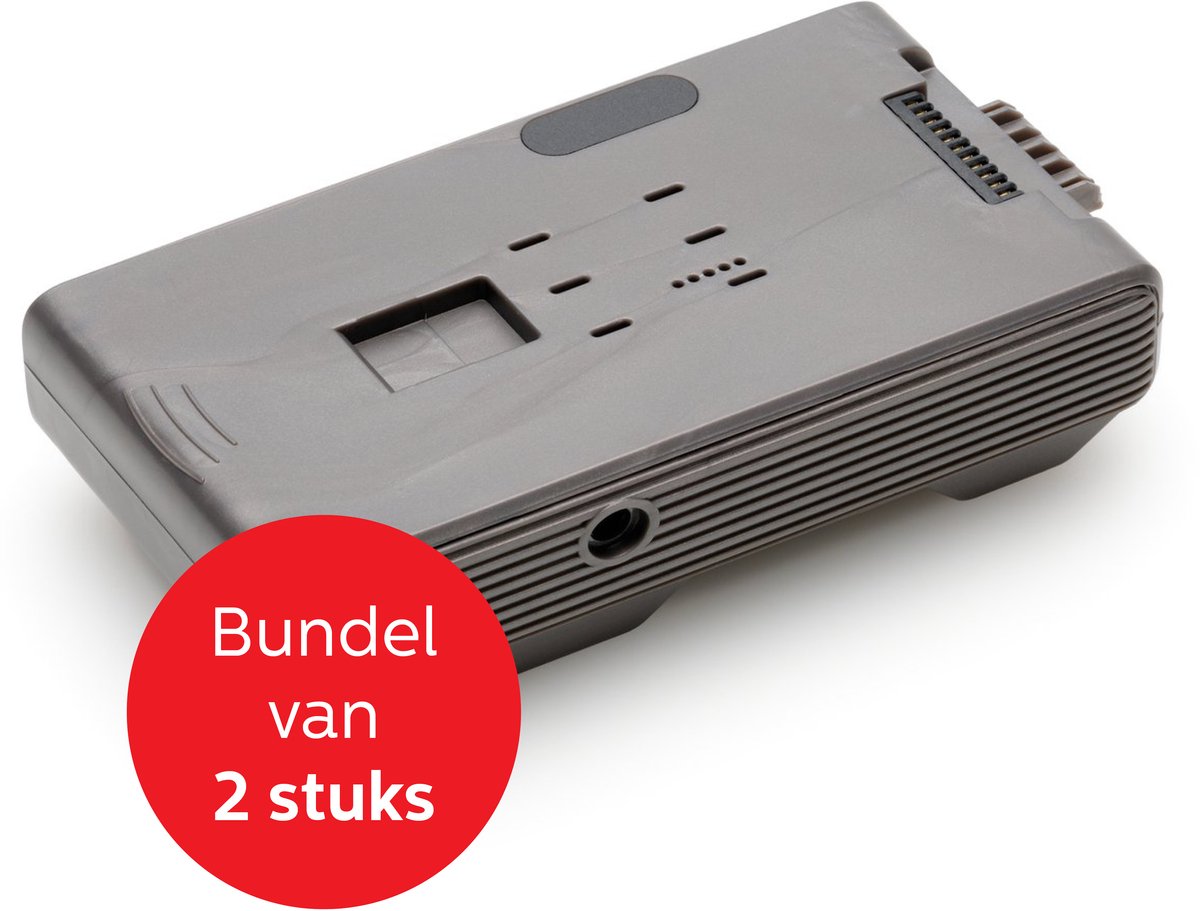 Solis Vervangende Batterij voor Solis Flexi Vac Cleaner 350 - Accu - Alleen Compatibel met de Solis Flexi Vac Cleaner 350 - 2 Pack