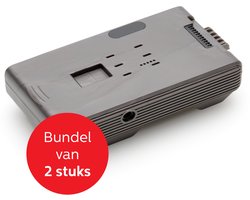 Solis Vervangende Batterij voor Solis Flexi Vac Cleaner 350 - Accu - Alleen Compatibel met de Solis Flexi Vac Cleaner 350 - 2 Pack