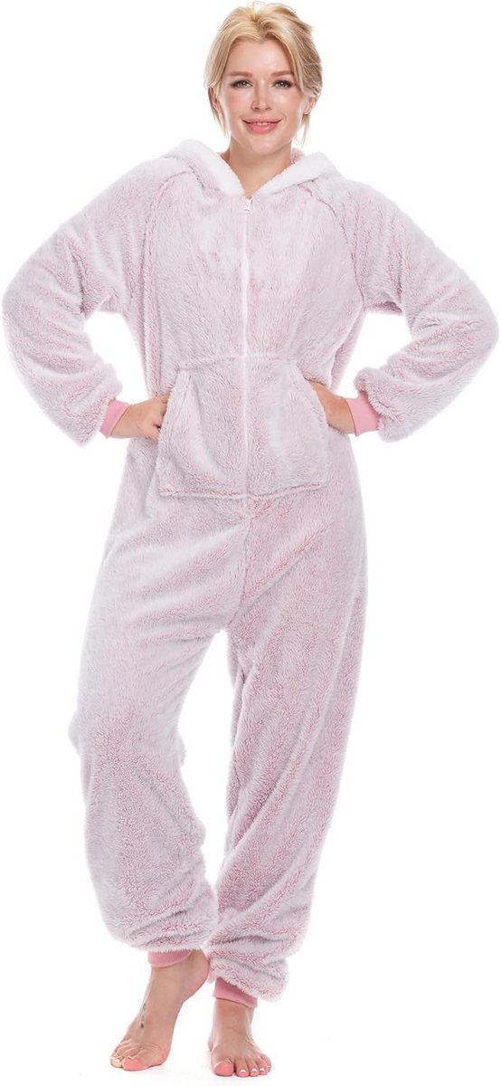 Dames Onesie Pyjama Fleece Zacht Kruippak voor Dames